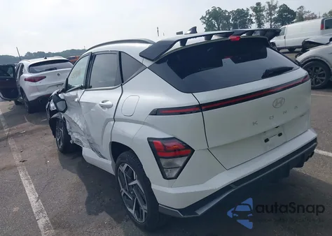 2024 Hyundai Kona N Line z USA, uszkodzony, nr VIN KM8HACA36RU040479